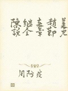 陈继来赵美媛小说全章节免费阅读封面
