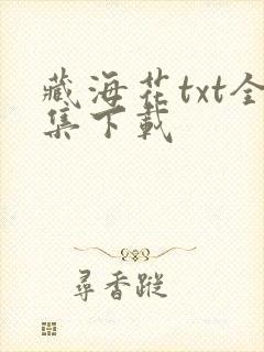 藏海花txt全集下载封面
