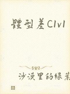 体型差C1v1