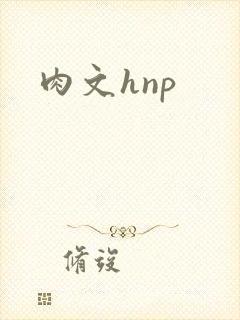 肉文hnp封面