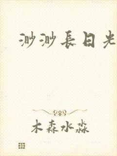 渺渺长日光阴封面