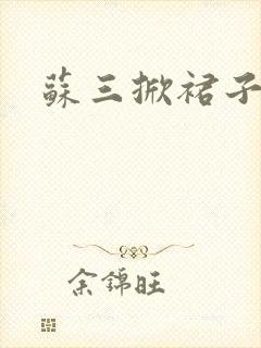苏三掀裙子