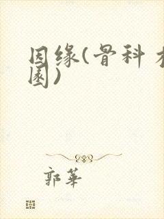 因缘(骨科 校园)封面