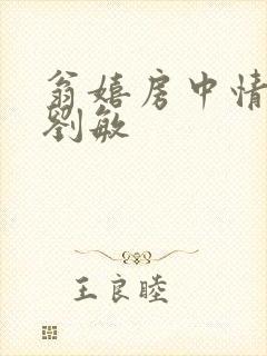 翁嬉房中情意浓刘敏封面