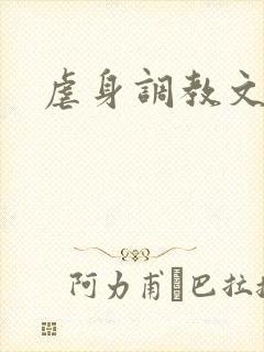 虐身调教文封面