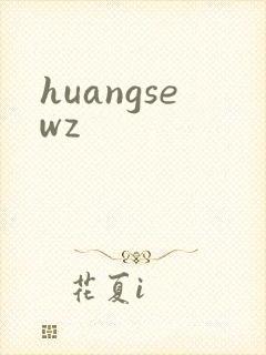 huangsewz封面