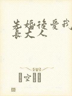 先婚后爱我的市长大人