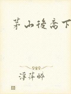茅山后裔下载