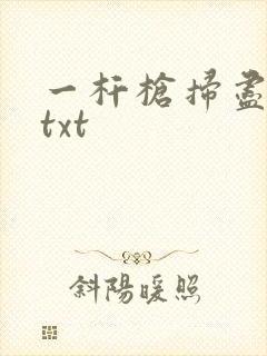 一杆枪扫尽全家txt