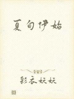 夏甸伊始封面