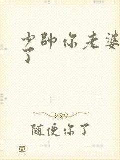 少帅你老婆又跑了