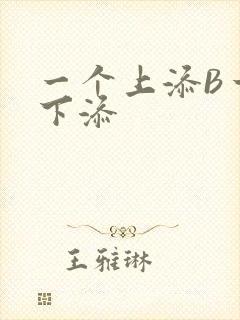 一个上添B一个下添