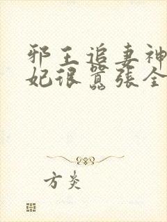 邪王追妻神医狂妃很嚣张全文免费