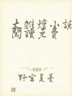 大杂烩小说全集阅读免费