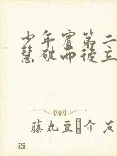 少年宾第二部珏慧破而后立