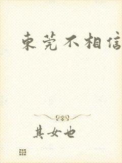 东莞不相信眼泪