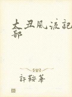 大丑风流记第二部封面