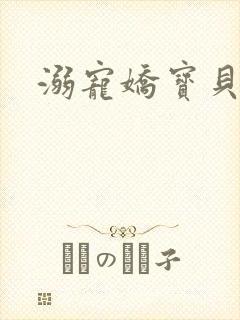 溺宠娇宝贝封面