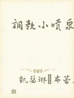 调教小喷泉封面