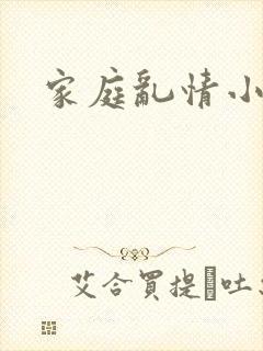 家庭乱情小说
