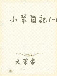小翠日记1-6封面