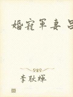 婚宠军妻 吕颜封面
