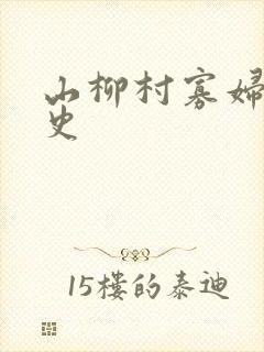 山柳村寡妇的情史封面