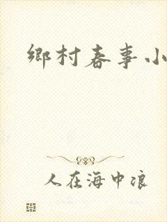 乡村春事小说