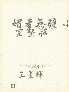 媚者无疆 小说 完整版