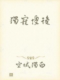 独宠傻后封面