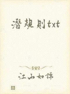 潜规则txt