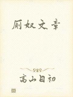 厕奴文章