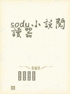 sodu小说阅读器封面