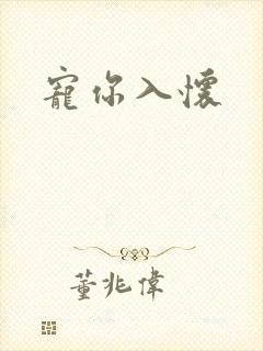 宠你入怀封面