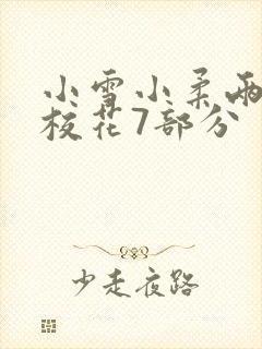小雪小柔两个大校花7部分