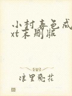 小村春色成刚txt末删版