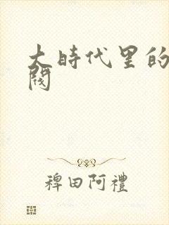 大时代里的小军阀封面