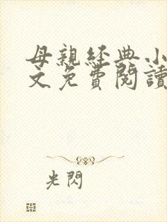 母亲经典小说全文免费阅读