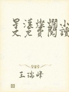 星汉灿烂小说全文免费阅读