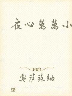 夜心万万小说