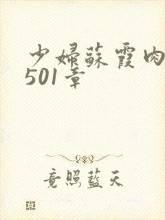 少妇苏霞肉欲第501章