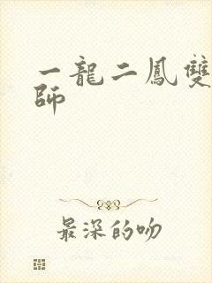 一龙二凤双飞老师