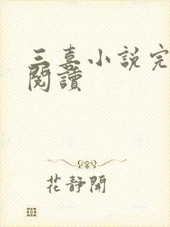 三喜小说完整版阅读封面