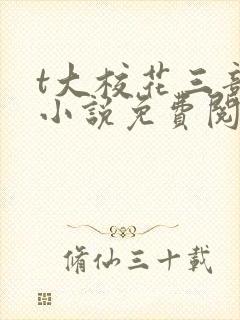 t大校花三部曲小说免费阅读全文
