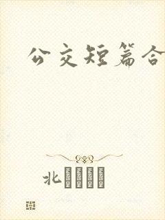 公交短篇合集封面
