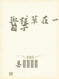 与校草在一起的日子