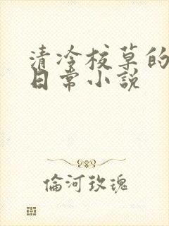 清冷校草的堕落日常小说