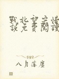 战北望宋惜惜小说免费阅读全文封面
