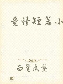 爱情短篇小说