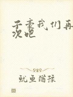 子豪我们再做一次吧